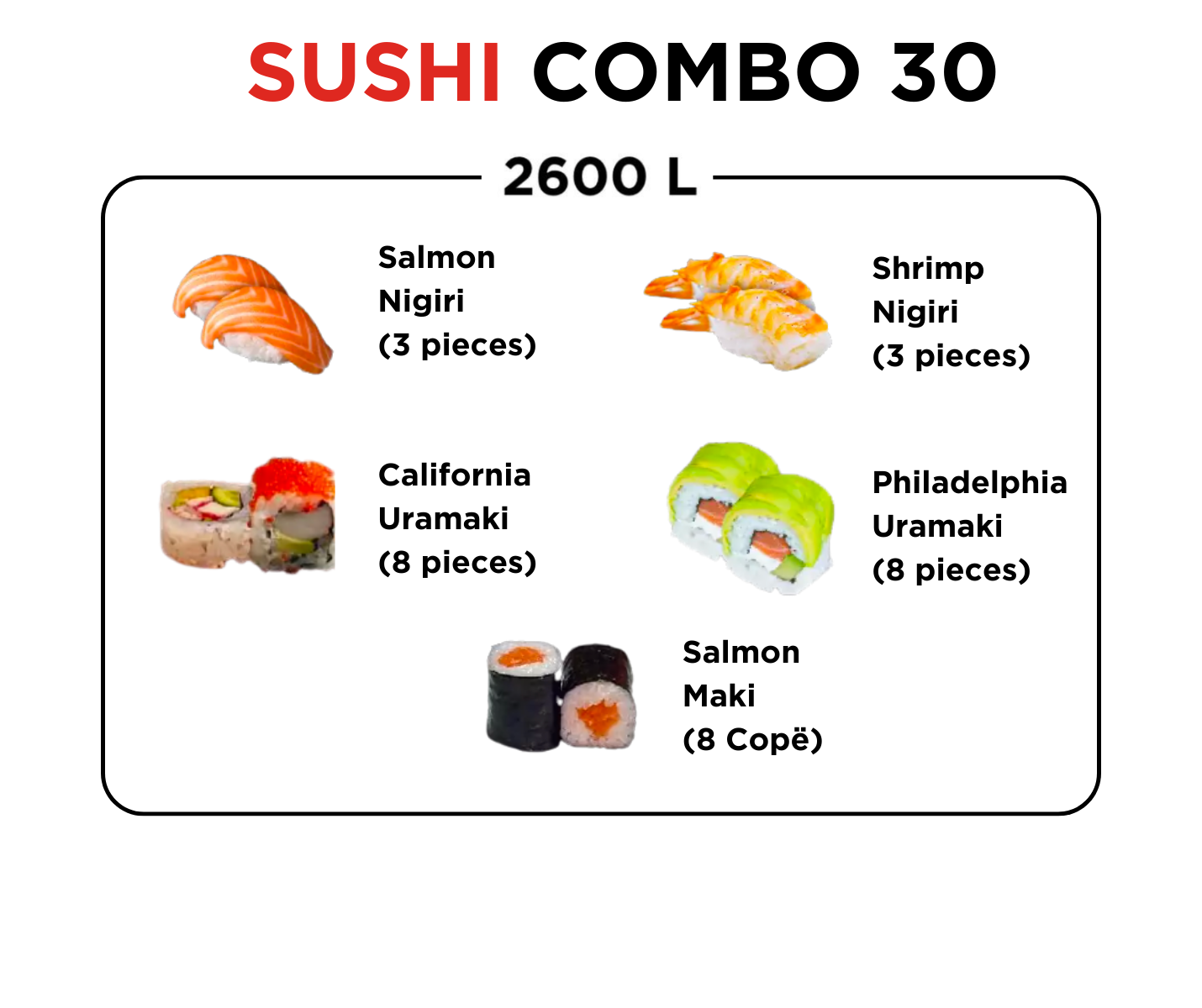 Sushi Combo 30