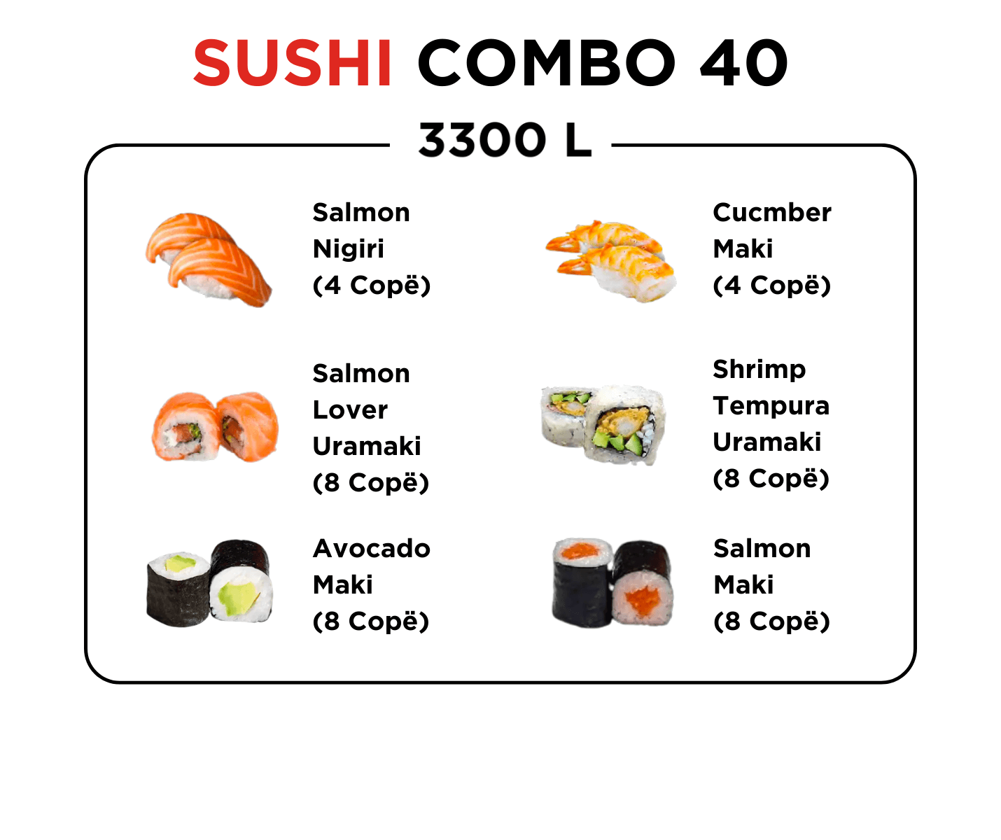 Sushi Combo 40