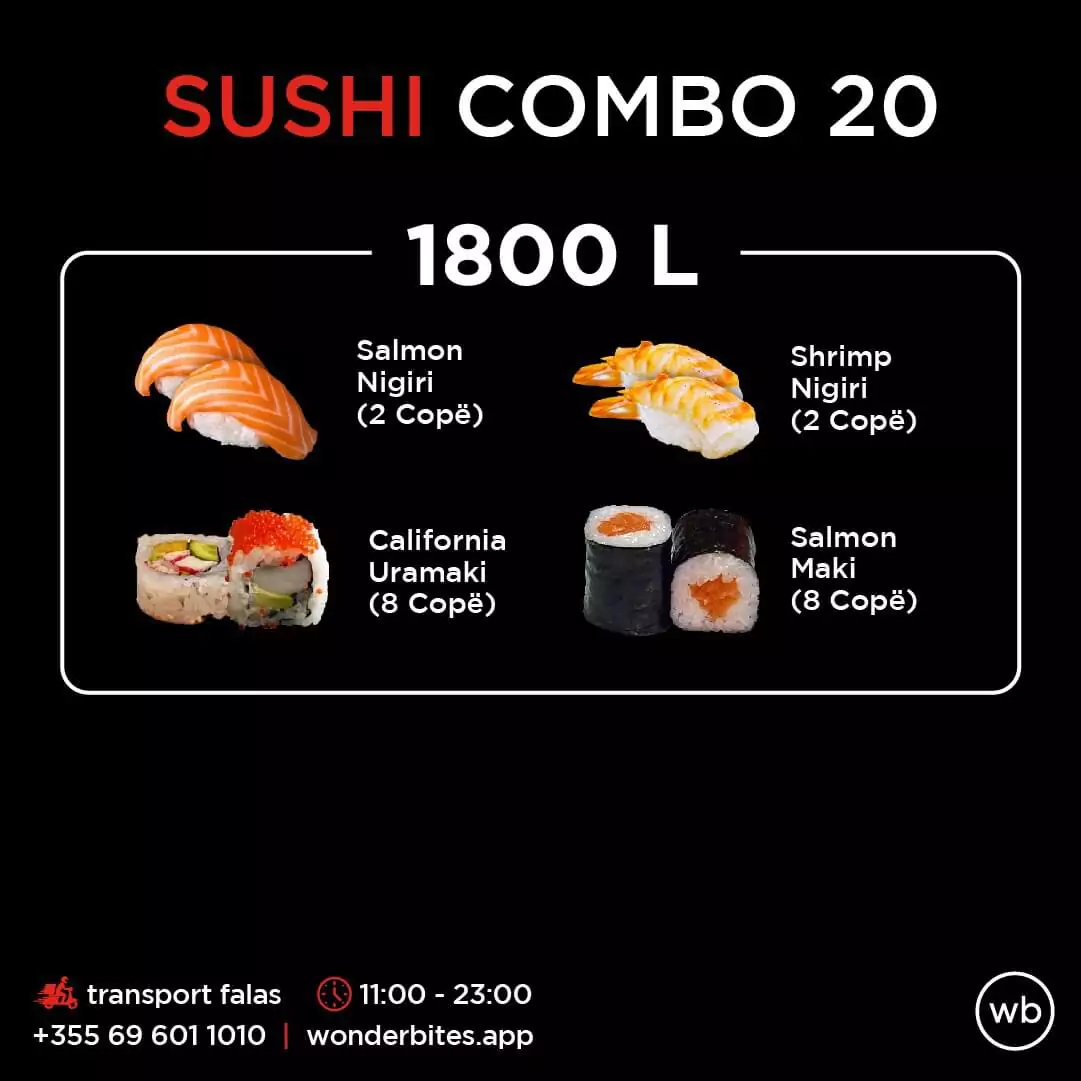 Sushi Combo 20-1800L