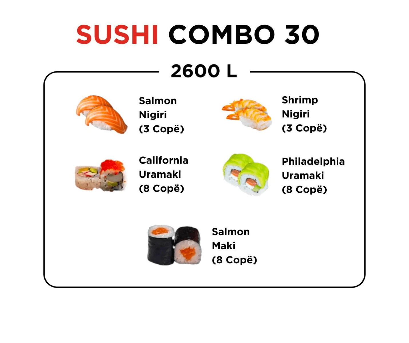 Sushi Combo 30