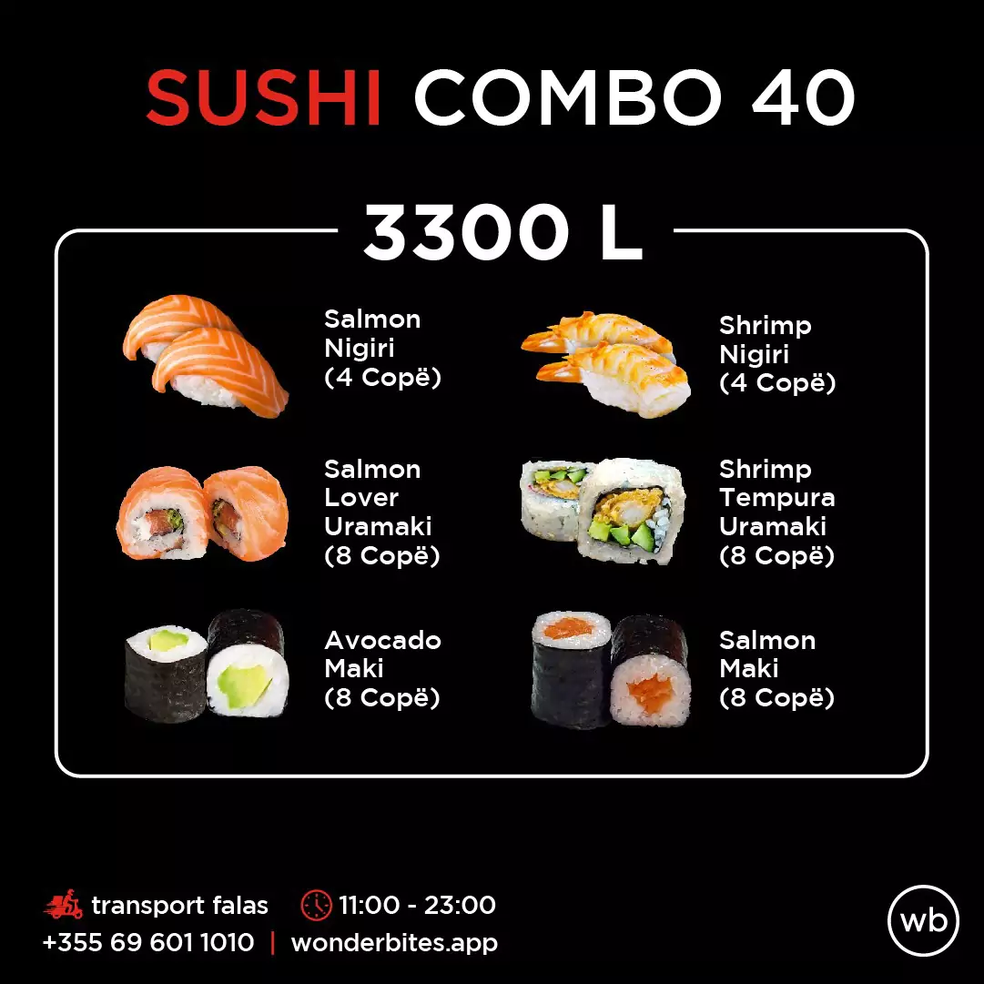 Sushi Combo 40 3300L
