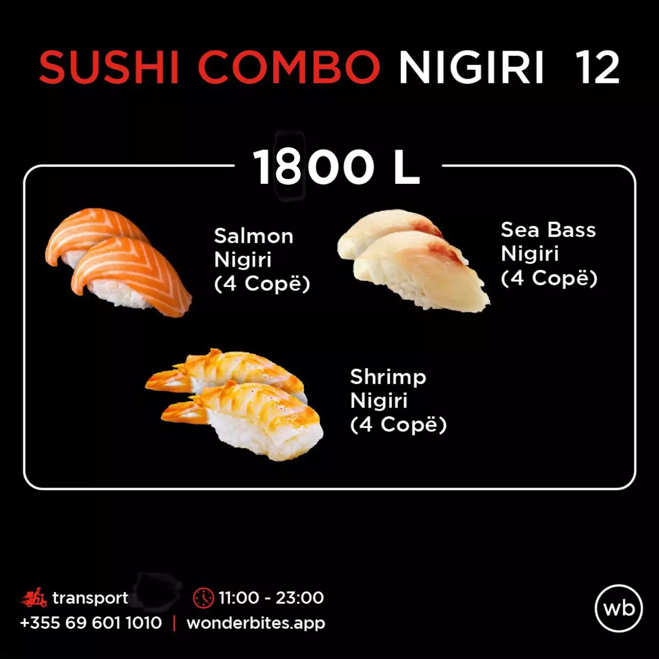 Sushi Combo Nigiri 12
