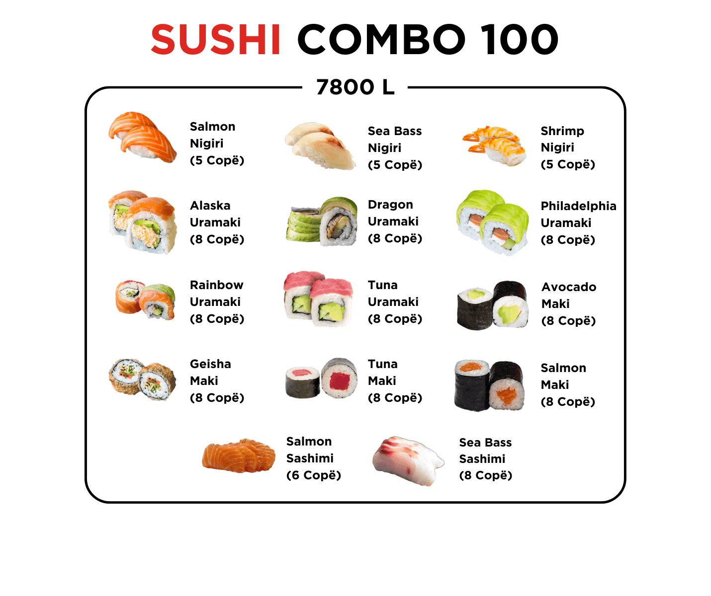 Sushi Combo 100