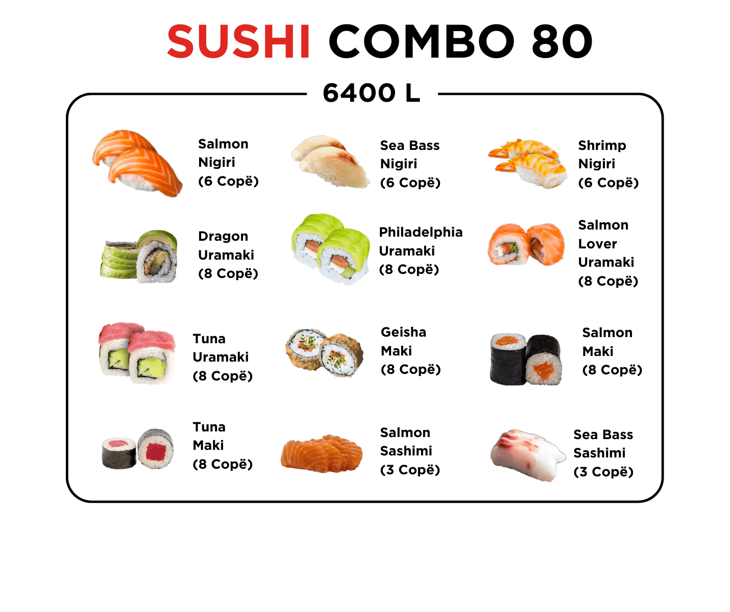 Sushi Combo 80