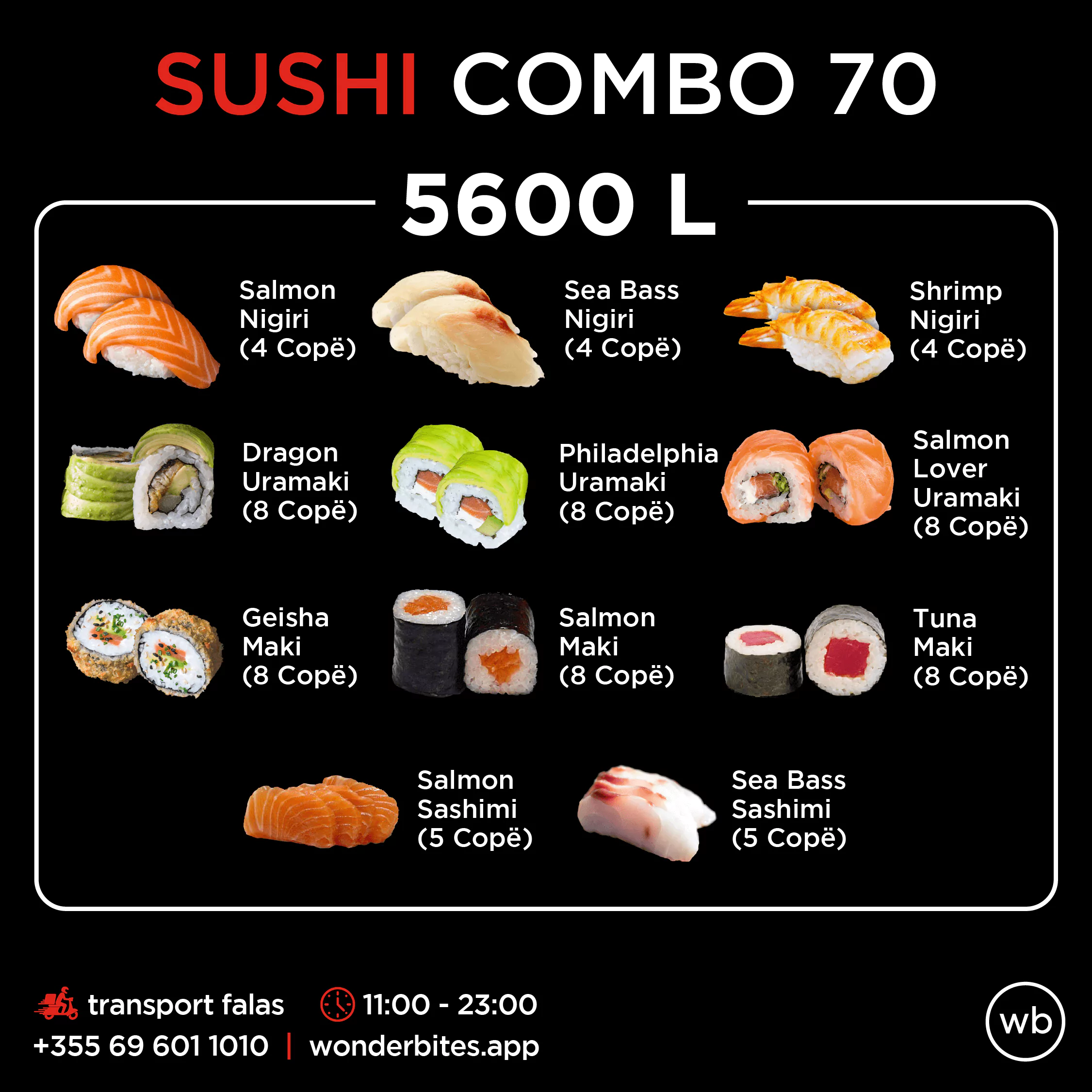 Sushi combo 70-5600L