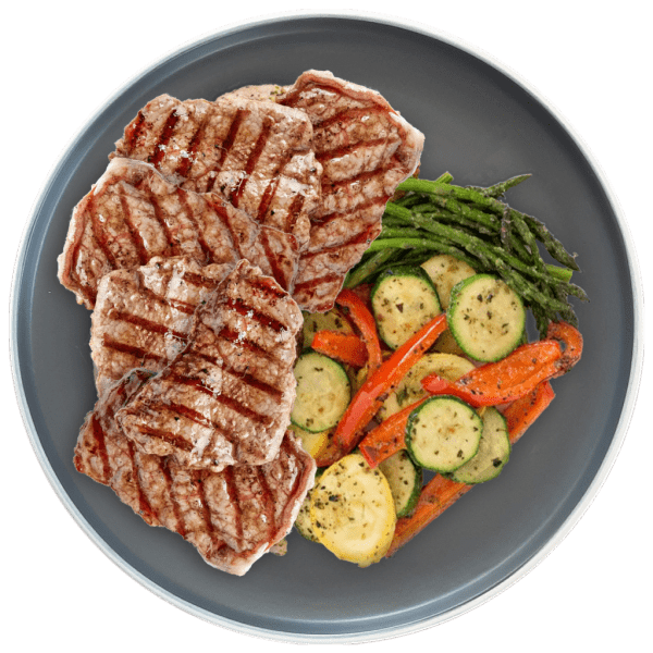 Grilled Beef with Vegetables